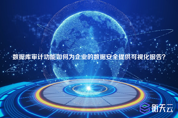 数据库审计功能如何为企业的数据安全提供可视化报告?